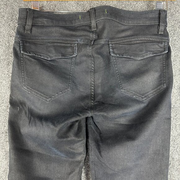 J Brand Pants Womens 4 Stealth Pant Black Cotton Stretch Zip Pockets Zip Ankle - Picture 8 of 9